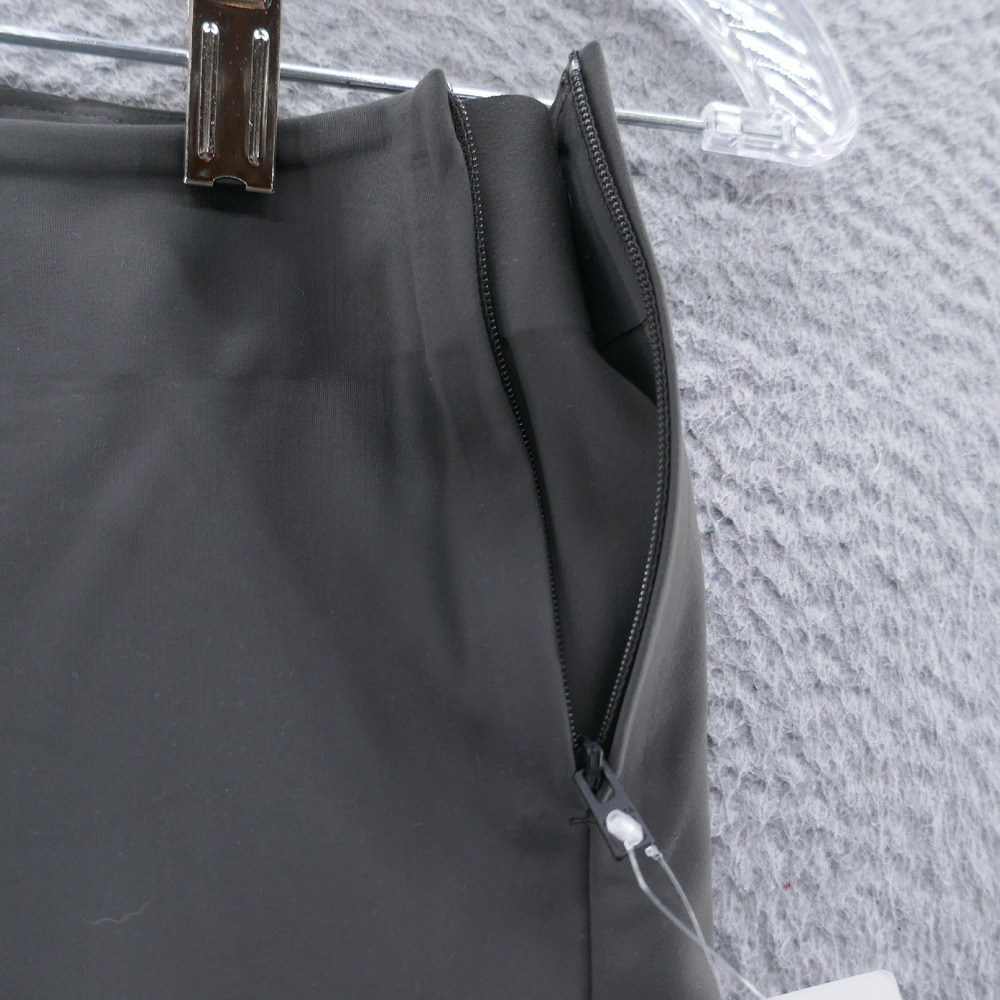 Athleta Womens Madison Moto‎ Tight Leggings 2 Gray Nylon Mid Rise Side Zip NEW - Picture 4 of 16